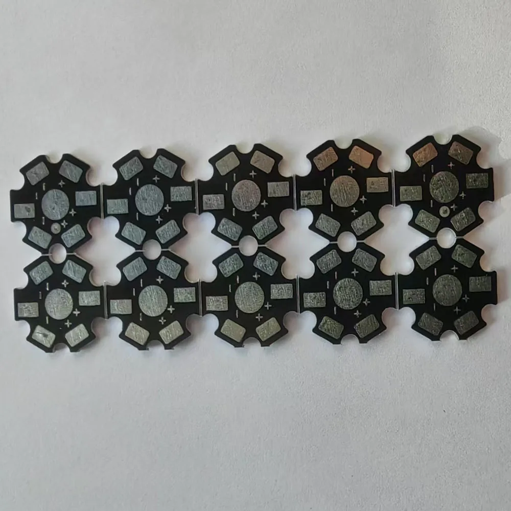 100pcs 1w 3w 5W High Power LED Heat Sink Aluminum Base Plate led pcb 20mm pcb