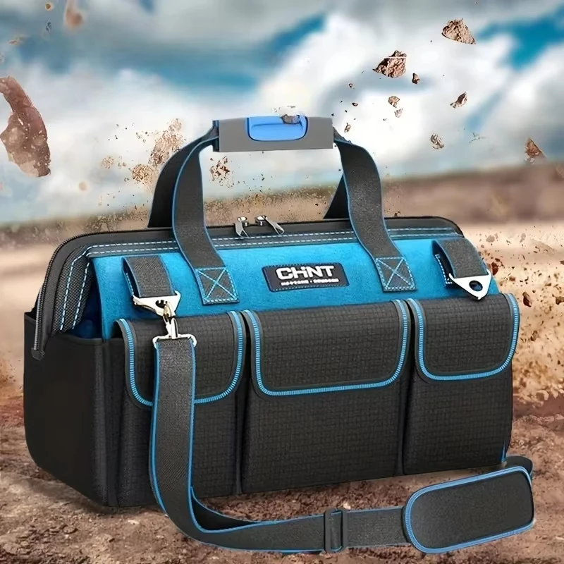 Sac de rangement pour électricien multi-sacs, trousse à outils multifonctionnelle, grande capacité renforcée, imperméable et résistant à l'usure