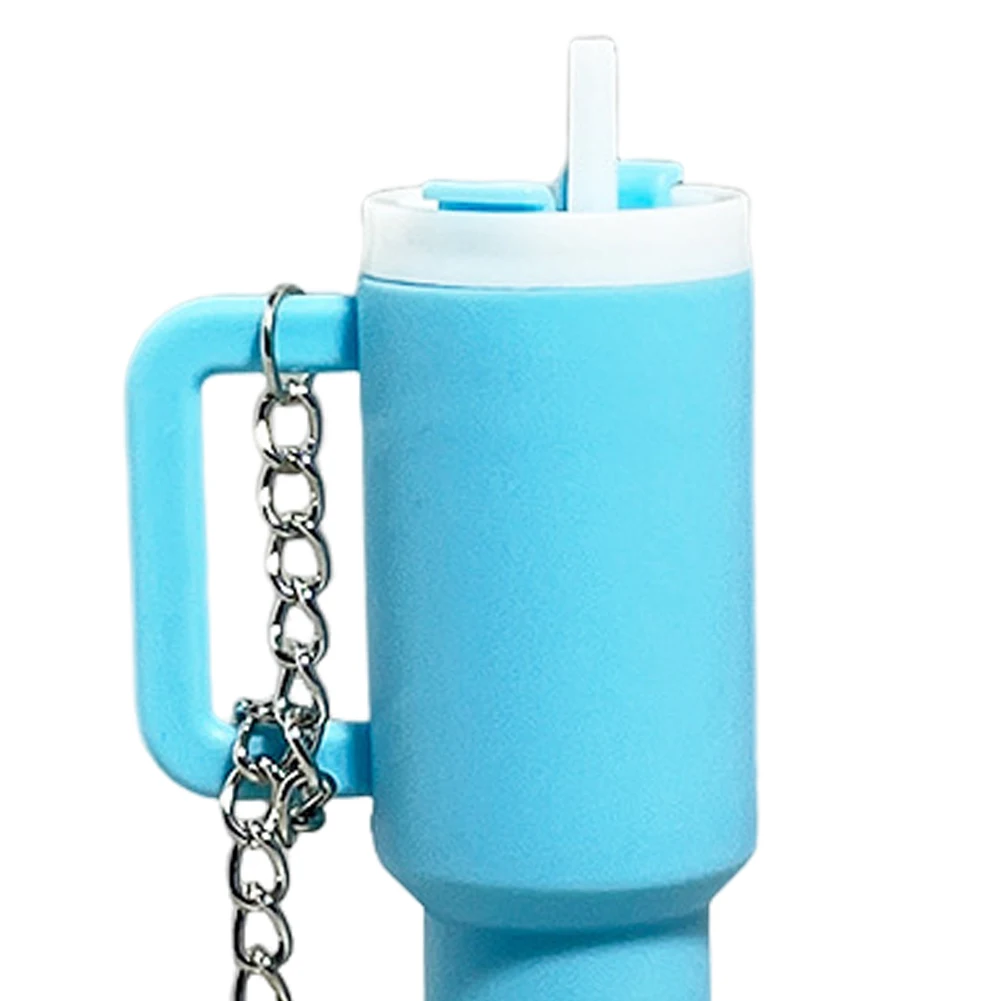 Mini Cup Keychain Chain Lip Balm Keychain Chapstick Holder for Stanley Water Bottle Accessories