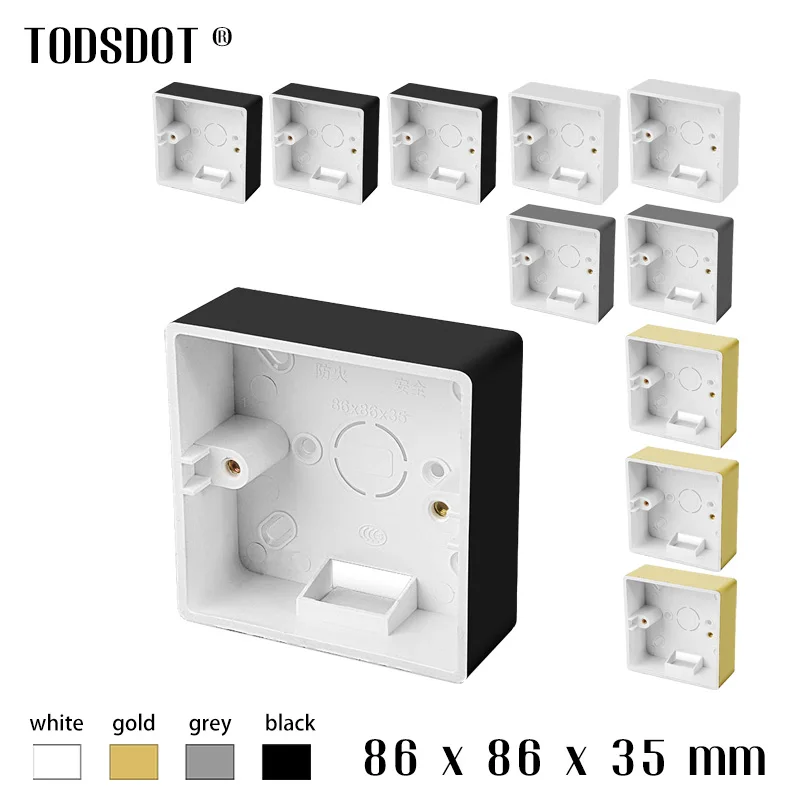 35MMHeightPEBagPackedHighQualityOnWallSwitchBoxThermostat