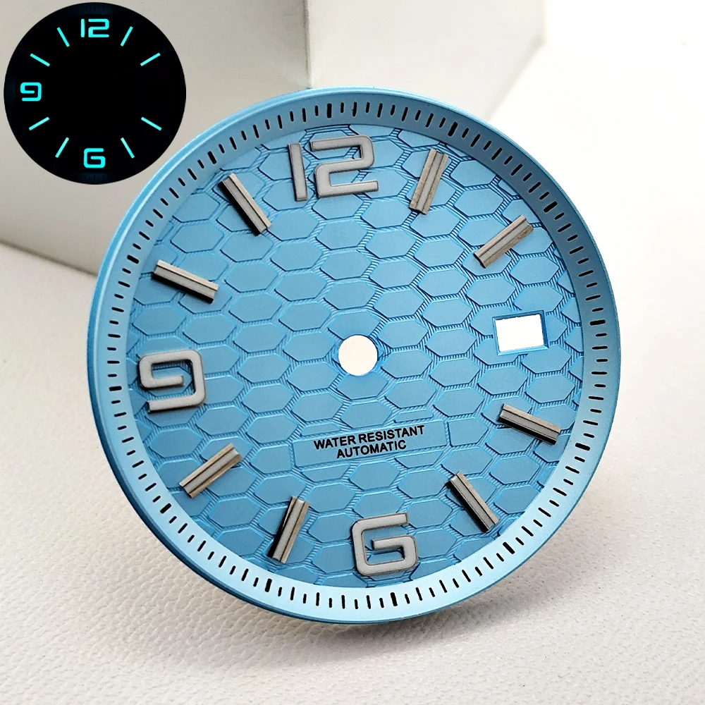 Premium Men's Watch Silver Case with Sapphire Dial and Full-Body Mirror Box