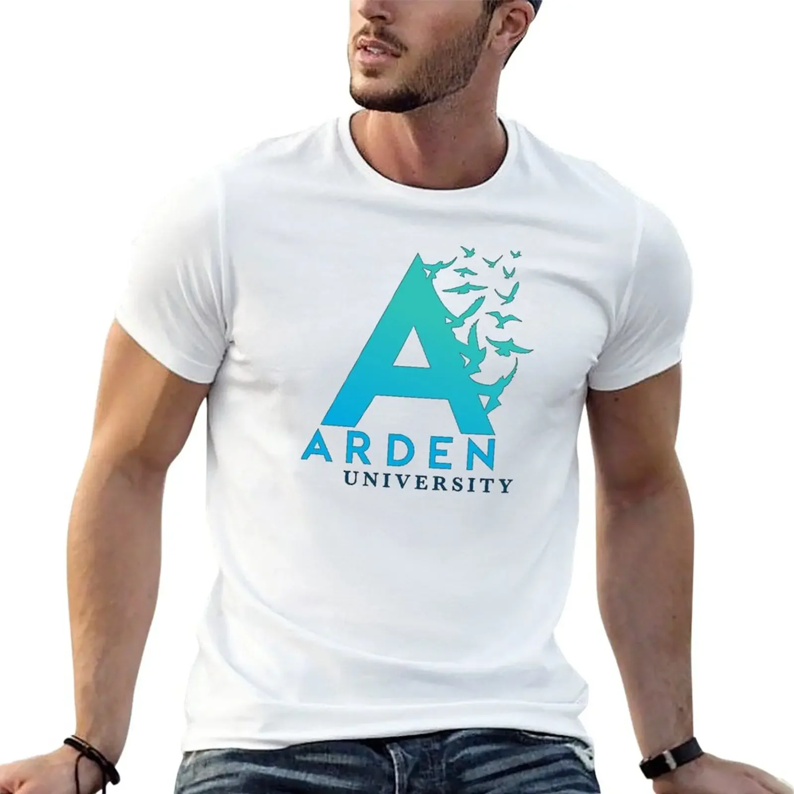 

University Arden T-Shirt tops Short sleeve tee heavyweight t shirts for men