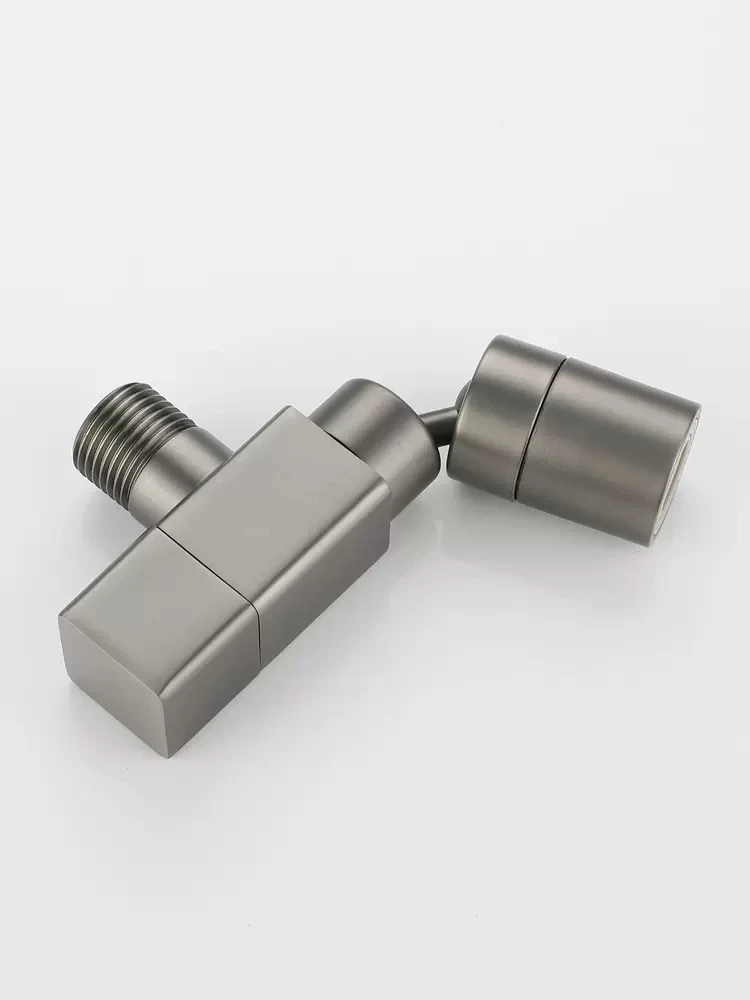 Bathroom Faucet Water Tap Faucet Garden Bibcocks Outdoor Faucet Mop Pool Tap Bathroom Sink Faucet Wall Mounted Square Chrome Gray Brass Rotation Mini Wash Basin Tap Bibcock