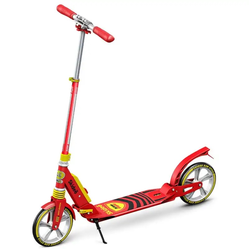 

Scooter for , Teens, Adults, 4 Adjustment Levels, Handlebar Up to 41 Inches, Red