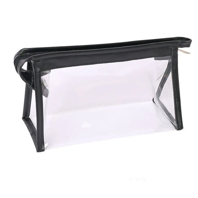

1PC Clear Summer Storage Makeup Organizer Bags Supplies Girl Transparent Pencil Case Large Capacity Waterproof Cosmetic Bag