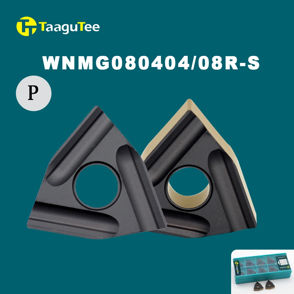 

10Pcs WNMG080404 WNMG080408 R-S TT4225 Carbide Inserts External Turning Tools for Machining Steel Metal Peach Blade Parts