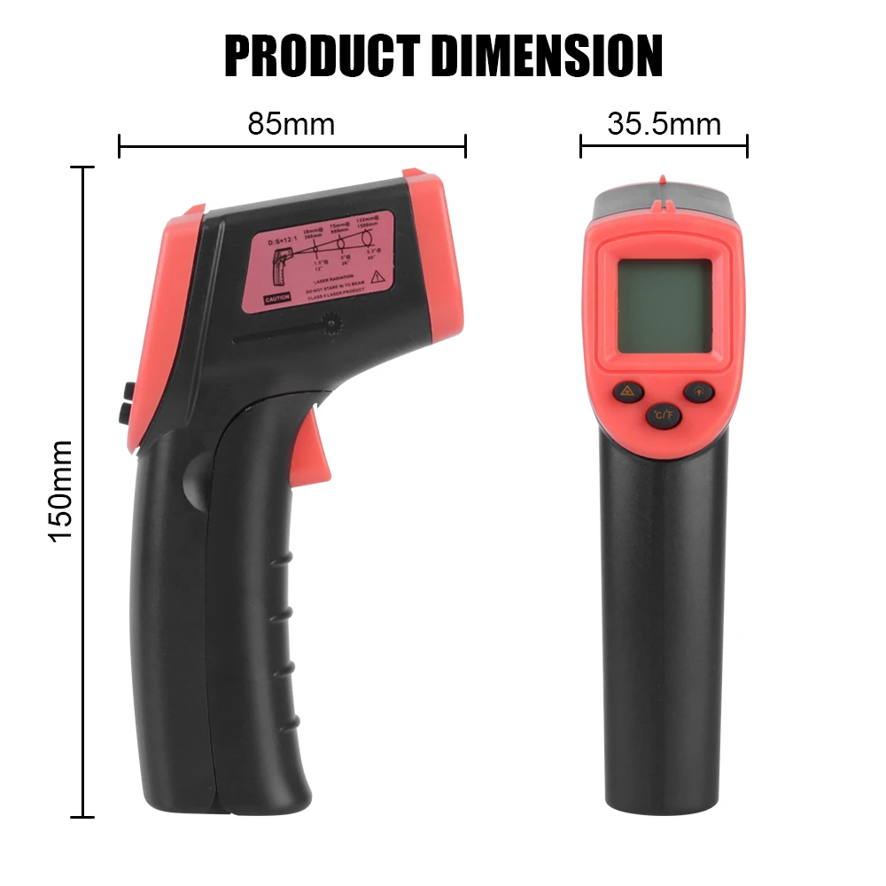 NICEYARD Laser IR Temperature Gun Digital Infrared Thermometer