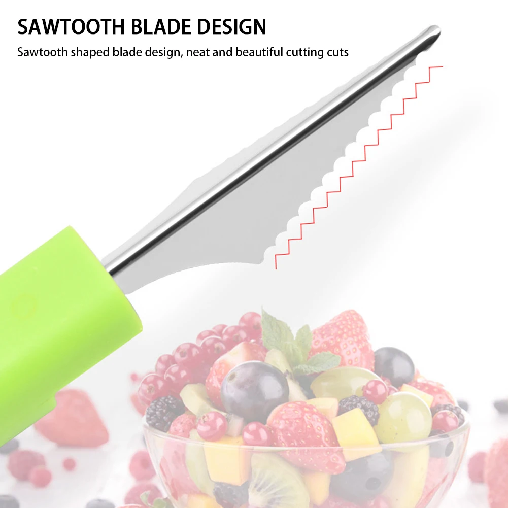 Multifunctional Fruit Melons Baller Set Easy Storage Fruit Carving Tool For Fruits Vegetables