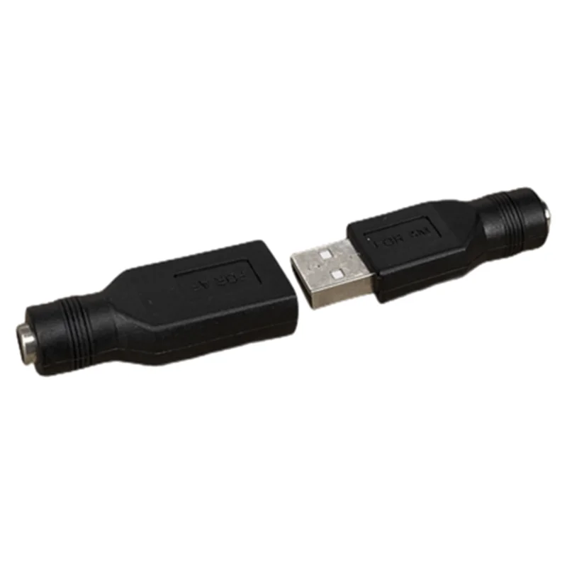 Power Plug Connector Female Jack To USB 2.0 Male 5V DC Plugs Adapter Laptop 5.5*2.1mm
