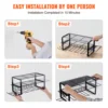 VEVOR Power Tool Organizer Rack 3 Layers Wall Mount Wrench Electric Drill Holder Heavy Duty Tool Shelf for Workshop Garage 4