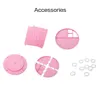 Rotating Makeup Shelf Organizer Fashion 360-Degree Cosmetic Storage Box Brush Holder Jewelry Case Detachable 5