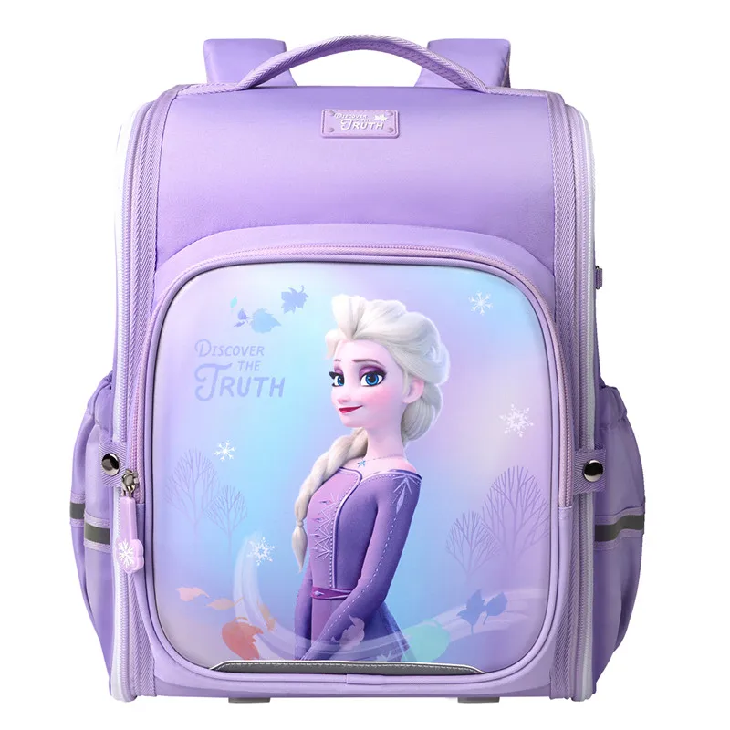 2022 Disney New Frozen School Bags For Girls Elsa Anna Primary Student Shoulder Orthopedic Backpack Large Capacity Gifts Mochila