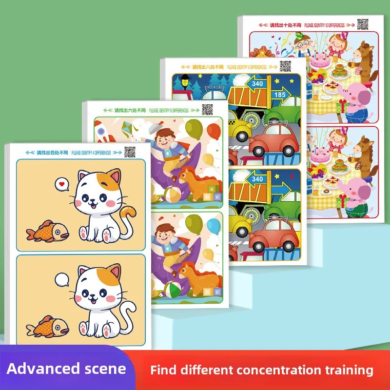 Writing Cards To Draw Identifying Differences Teaching Resources Equipment Reusable Kids Educational Toys Supplies 3