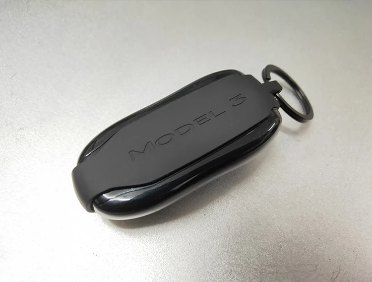 Car Key Fob Case Silicone Cover for Tesla Model 3 Y S X Bikini with Metal Keycha