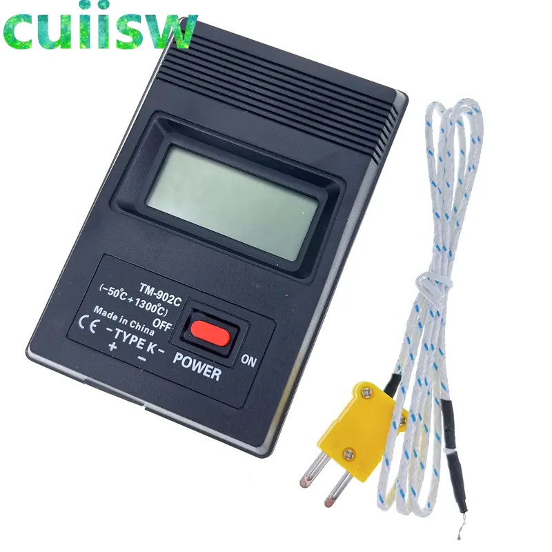 TM-902C (-50C to 1300C) Temperature Meter TM902C Digital K Type Thermometer Sensor + Thermocouple Probe detector image 2