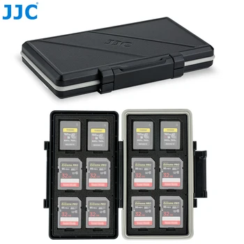 JJC CFexpress 타입 A 케이스 12 SD/SDHC/SDXC & 12 CFexpress 타입 A 카드 용, 방수 SD 카드 홀더 박스 사진 액세서리