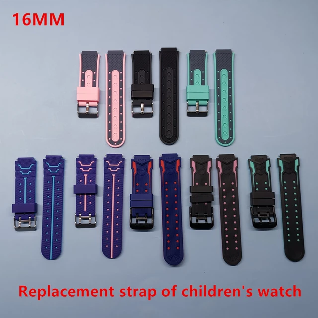 16MM Universal Kids Smart Sport Watch Band nylon Strap Adjustable  Wristwatch Replacement Strap comfortable Children Watch Straps - AliExpress