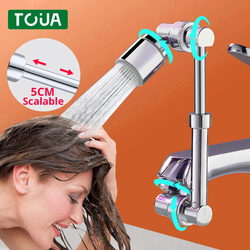 1440° Retractable Metal Faucet Extender Universal Swivel Extension