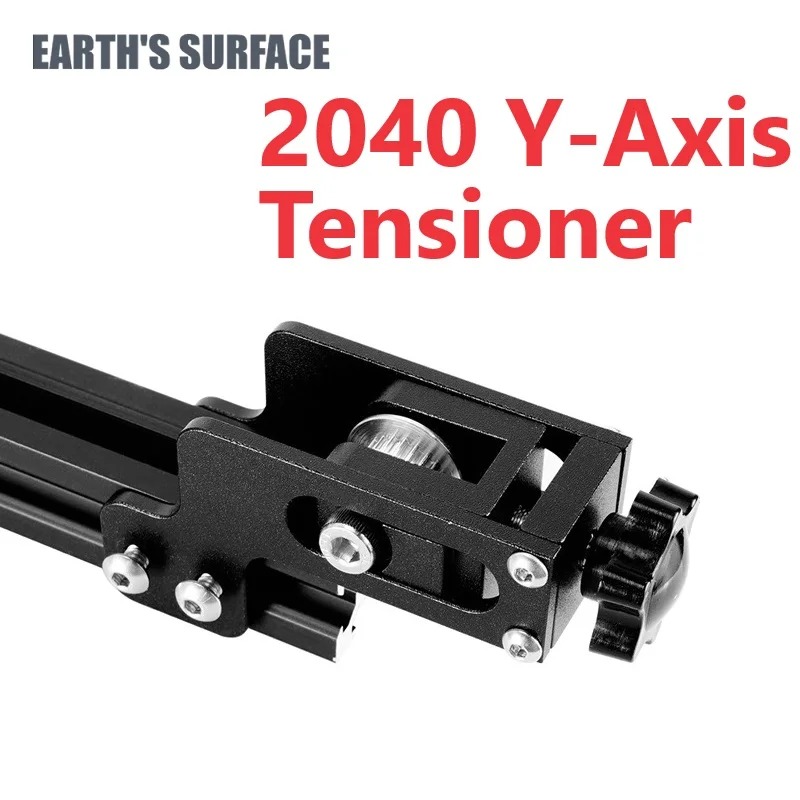 ES-3D Printer Parts 2040 Profile Y-axis Synchronous Belt Stretch Straighten Tensioner 40x20mm 3D Printer Accessories for Ender 3 upgrade 2020 profile x axis 2040 y axis synchronous belt stretch straighten tensioner for ender 3 3d printer accessories