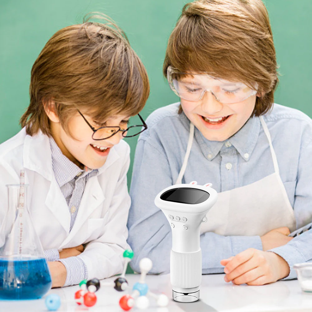 Description Picture 6 of item1000X Handheld Digital Microscope 2 Inch IPS Screen Children Biological Insect Coin Magnifier 2MP Lens Mini Portable Microscopes