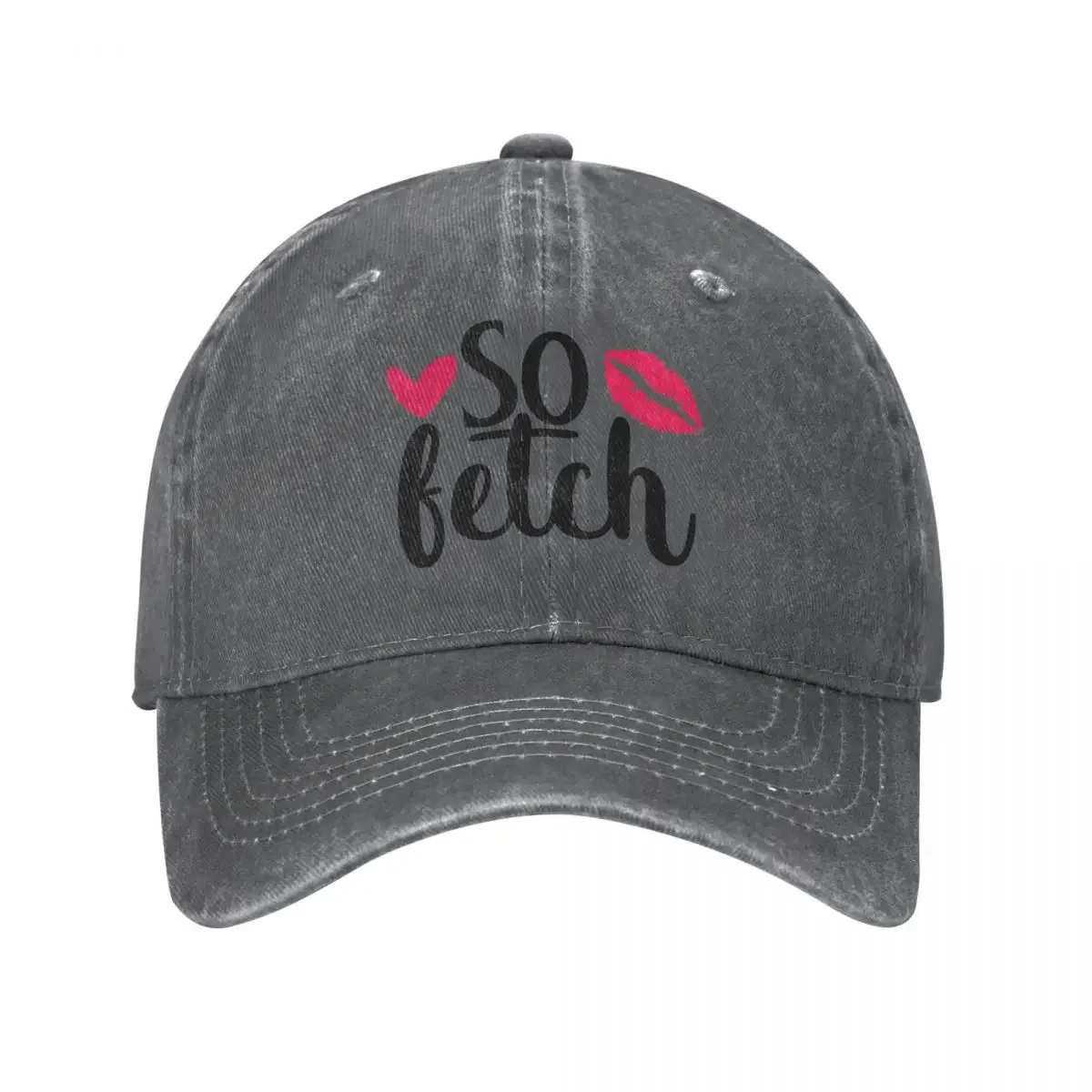 Vintage So Fetch Berretto Da Baseball Unisex Distressed Washed Snapback Attività All'Aperto Cappelli Regalo