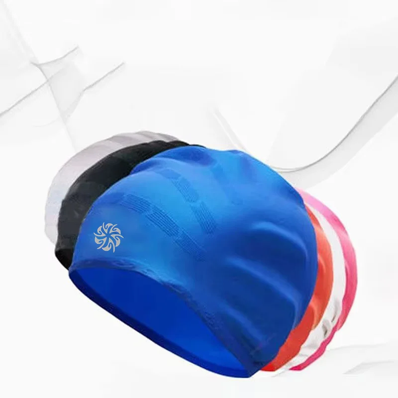 Professional Silicone Swimming Cap Equipment For Men and Women Large Waterproof With Long Hair and Ear Protectors swimming cap
