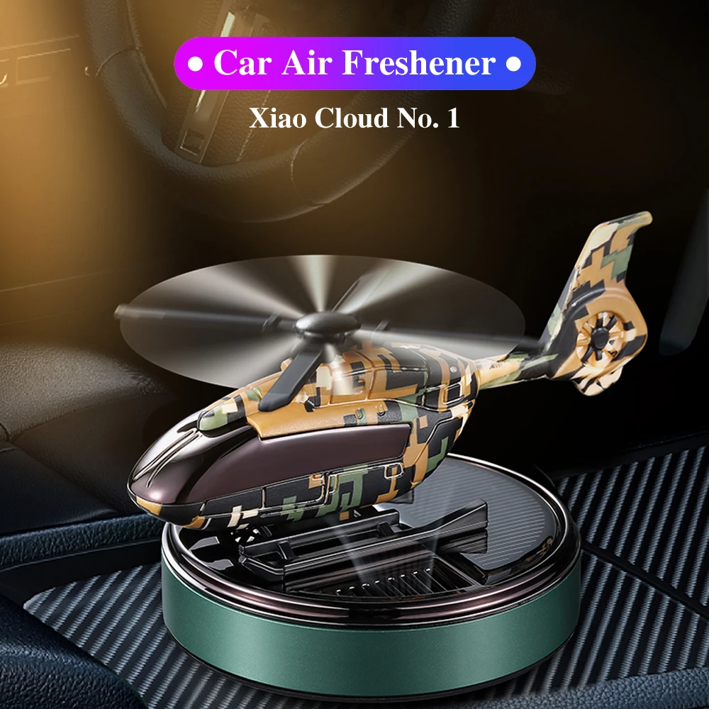 Car Air Freshener Solar Helicopter Interior Accessories Decoration