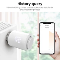 AVATTO 1-6PCS ZigBee Thermostat Radiator Actuator,Smart TRV Thermostatic Valve Temperature Controller,Tuya Alexa Google Home - Image 4