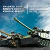 RC Tank Military 7CH War Battle M1 Leopard 2 United States Remote Control Toy Car Tank Model Electric Toys for Boy 2.4G Children 6