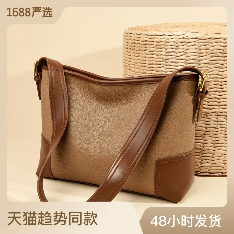 

Foreign trade women's large capacity Tote 2023 autumn and winter new all-in-one underarm commuter single shoulder crossbody bag