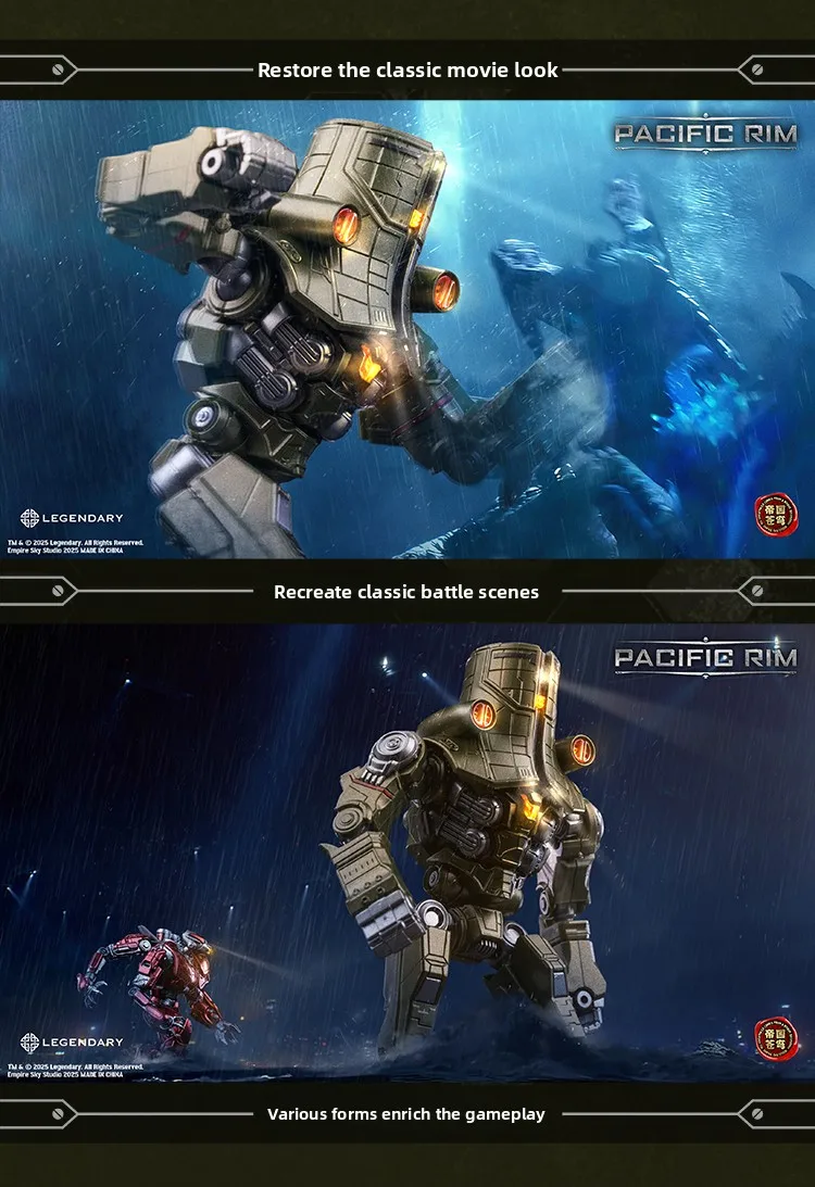 Pacific Rim Jaeger Action Figure Articulated Model Kit Gipsy Danger Striker Eureka Cherno Alpha Crimson Typhoon Collectible Toys