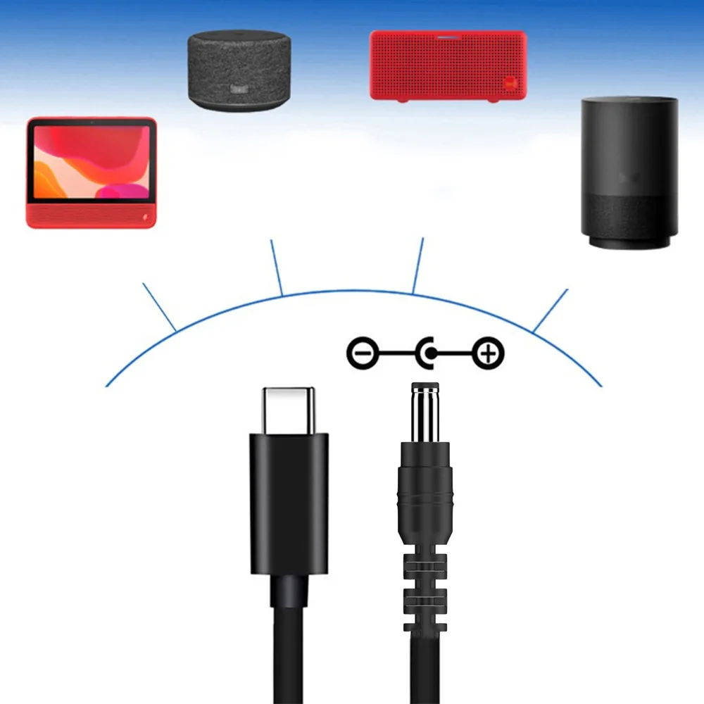 스튜디오 야외용 USB C 입력-DC 출력 전원 코드, DC 컨버터 어댑터 포함, M-수 충전 케이블, 9V, 12V, 15V, 3A