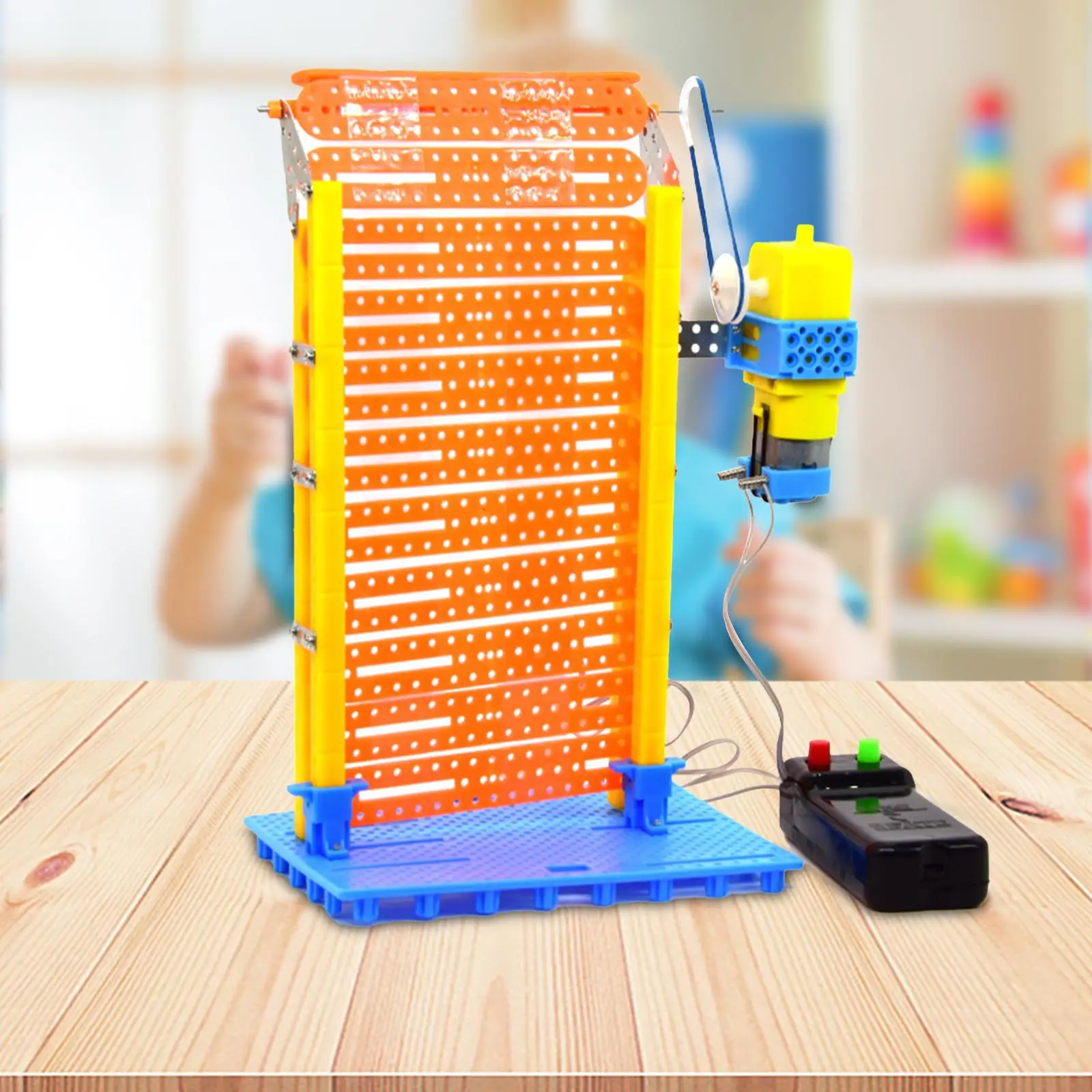 

Electric Rolling Shutter Door Sturdy Educational Toy for Kids Primary