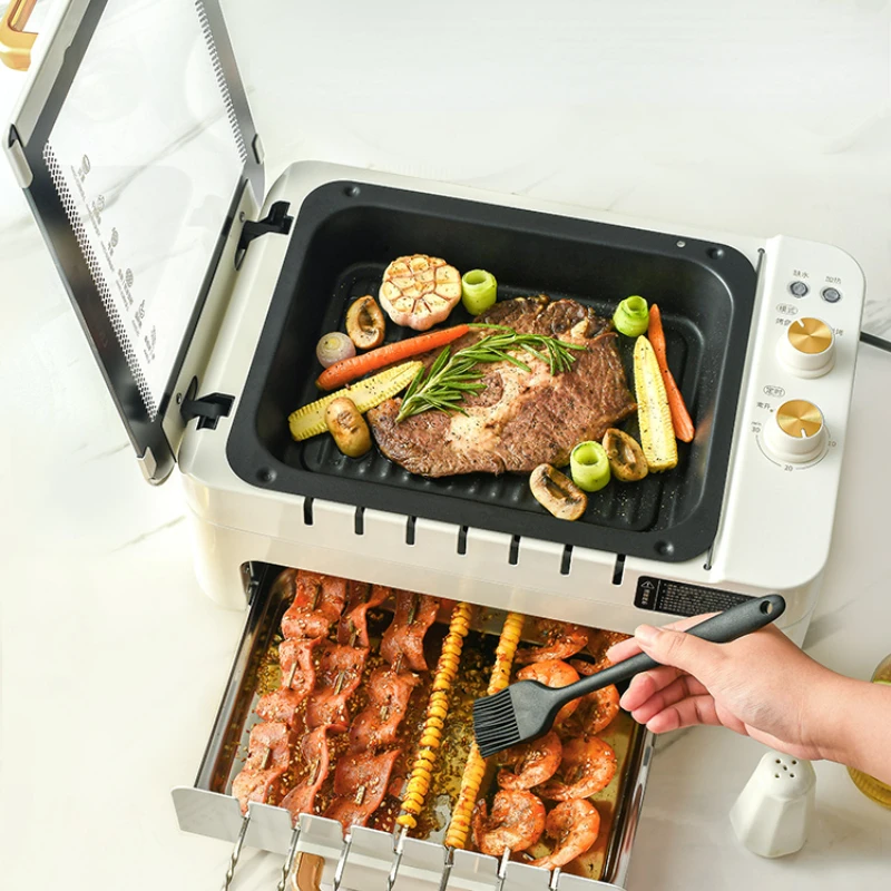Skewers Machine Meat Roasting Pan Household Automatic Rotary Multifunctional Indoor Electric Barbecue Grill Barbecue Machine 3