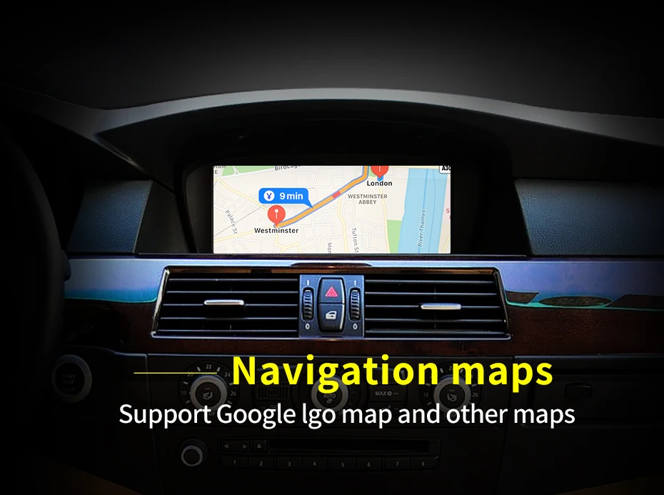 ID8 Car Android12 Car Bluetooth Carplay For BMW 3 Series E90 E91 5 Series E60 E6
