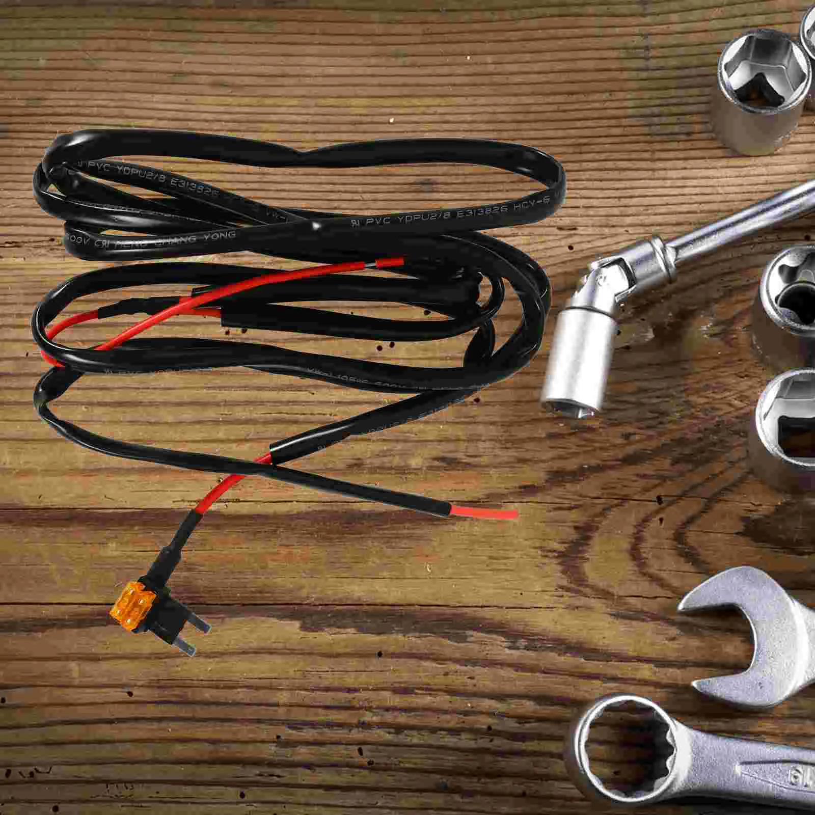 

Daytime Running Light Line Automotive for Headlight Wire Harness Car Kit Lights Rubber