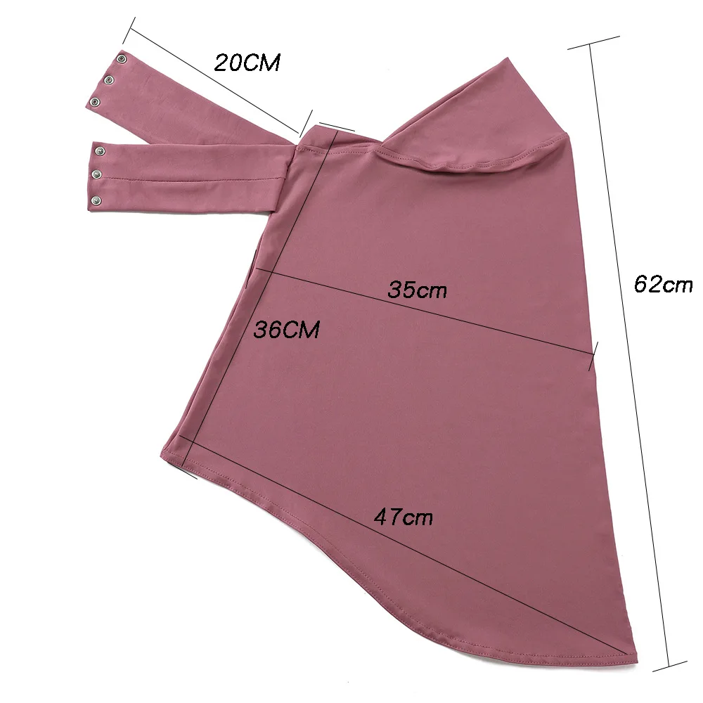 Jersey Hijab Undercap Hijabs for Woman Muslim Women Hijab Cap Full Cover Snap Fastener Head Wraps Scarf Islam Turban