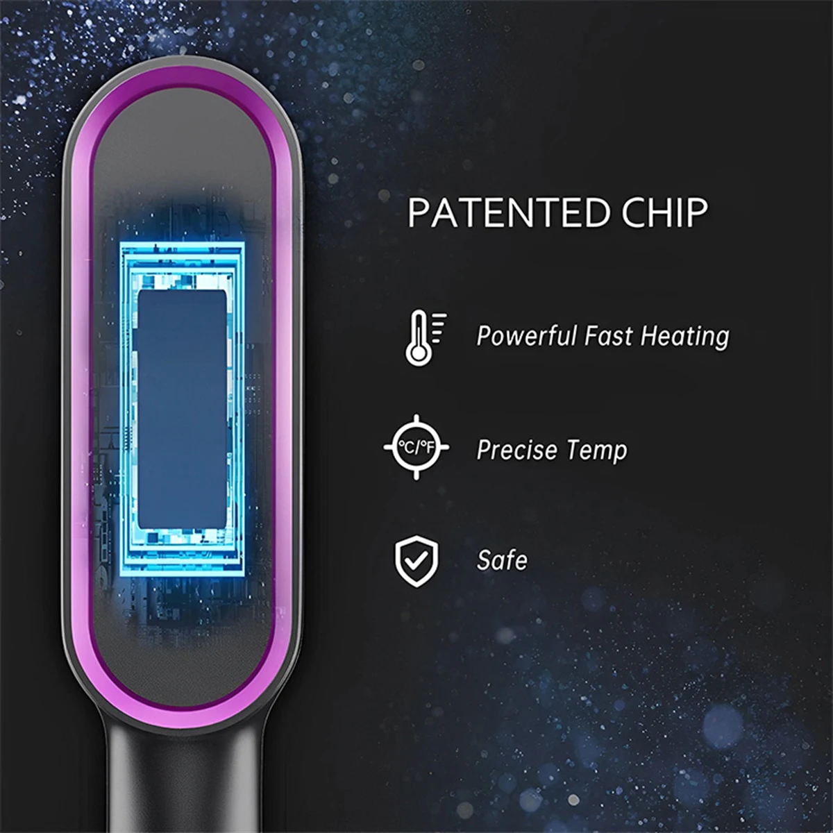 Electric Hair Brush Multifunctional Straight Hair Straightener Portable Fast Heating Negative Ion Professional Styling Tools 6