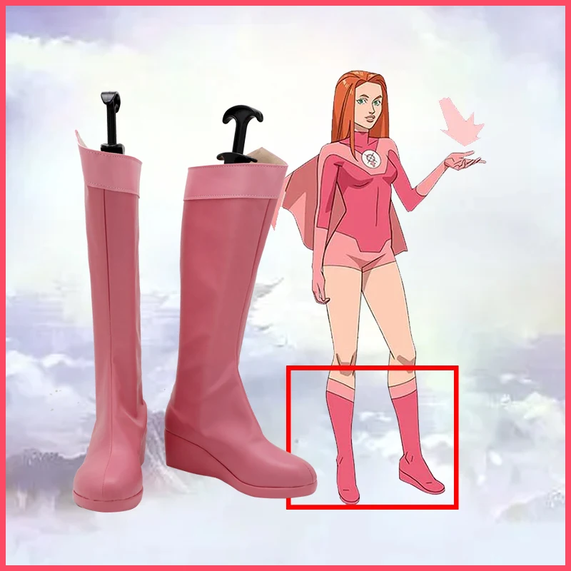 Atom Eve Cosplay Boots High Heel PU Shoes Halloween Cosplay Prop Halloween Fancy Stage Performance Props Cosplay boots