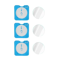 Tempered Glass Screen Protector with Auto Alignment Kit for Smartwatches (1 - 4 Pack) (3 Pack)