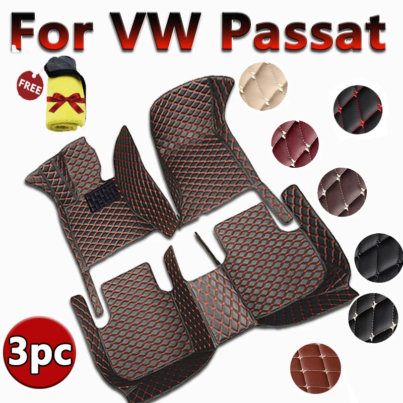 

Car Floor Mats For VW Volkswagen Passat 2011 2012 2013 2014 2015 2016 2017 Custom Foot Pads Carpet Cover Interior Accessories