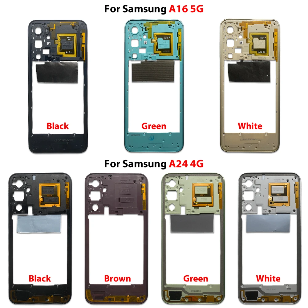 Enhanced Middle Plate Frame and Back Housing Replacement Parts - Premium Quality Front Bezel