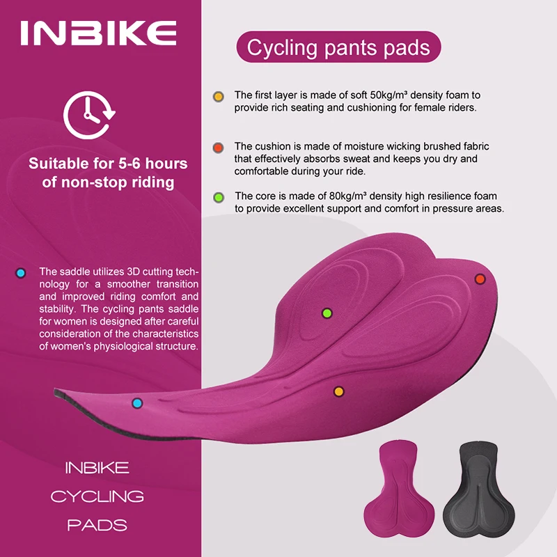 Women's Padded Bike Shorts 3