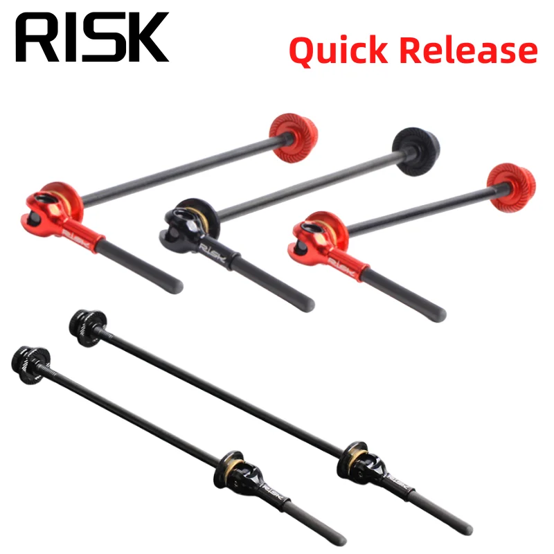 RISK Bicycle Quick Release Lever 100/135mm Ultralight Carbon Fiber