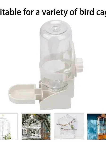 500ML 걸이식 물통 (비둘기, 고양이, 강아지 케이지용) 기하학 무늬 캐주얼 비즈니스 스타일 자석 조합형