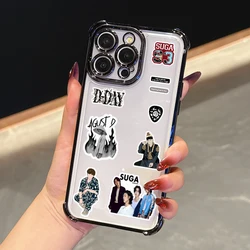 Anti - Drop Transparent Phone Case with S - SUGA A - Agust D Design - Redmi 9C(9CNFC 10A) (DSJB - S7504223D1)