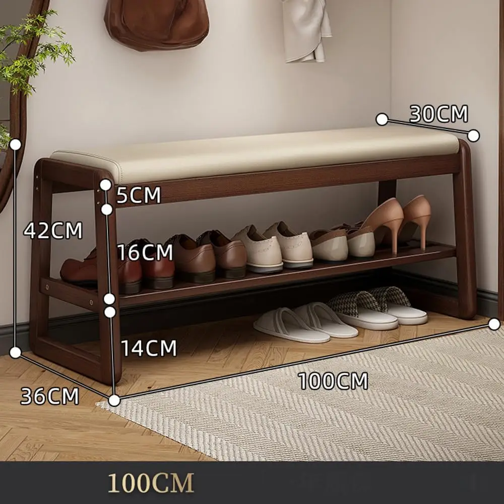 داشا تاران رف احذية خشبي طبقتين