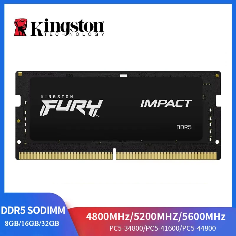 （雪）Kingston FURY IMPACT DDR5 32GB Kingston FURY Impact 32GB (2 x 16GB) DDR5 5600 (PC5 44800) Laptop