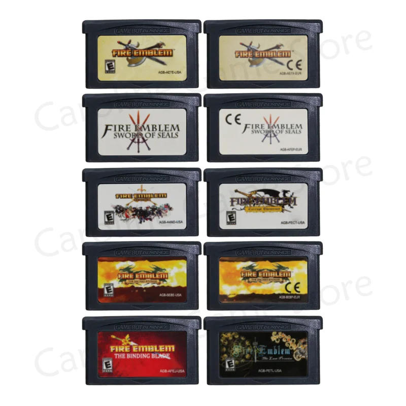 Fire Emblem GBA Game Series Video Game Cartridge 32 Bit Game Console Memory Card Sword Of Seals 