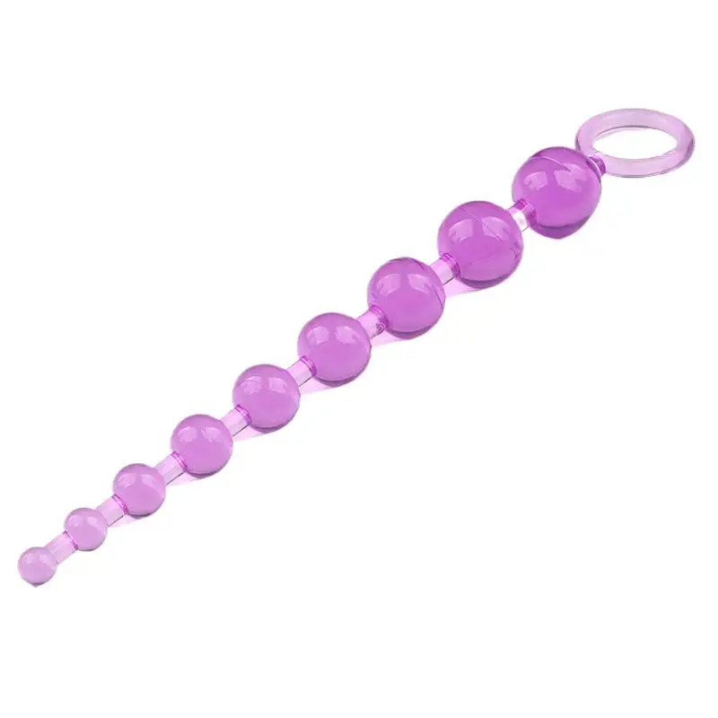 Nieuwe Jelly Orgasme Play Pull Ring Ball Anale Stimulator Butt Beads Plug Seksspeeltje Voor Volwassen Mannen Vrouwen Homo Man_voghion.com